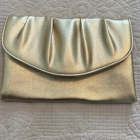 Avon Handbags - Vintage metallic Gold Clutch evening bag prom✨